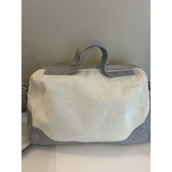 Neely and Chloe x Anthropologie $428 The Weekender Bag Gray Carryall *spot* - Picture 1 of 14